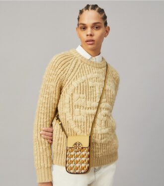 Miller Basket-Weave Phone Crossbody