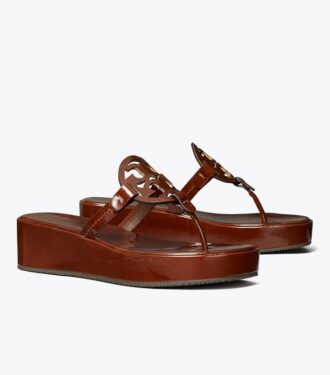 Miller lackerade kilklacksandaler