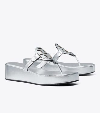 Miller Metallic Wedge Sandal