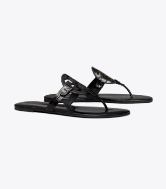 Miller mjuka sandaler i lackläder, smala Miller mjuka sandaler i lackläder, smala