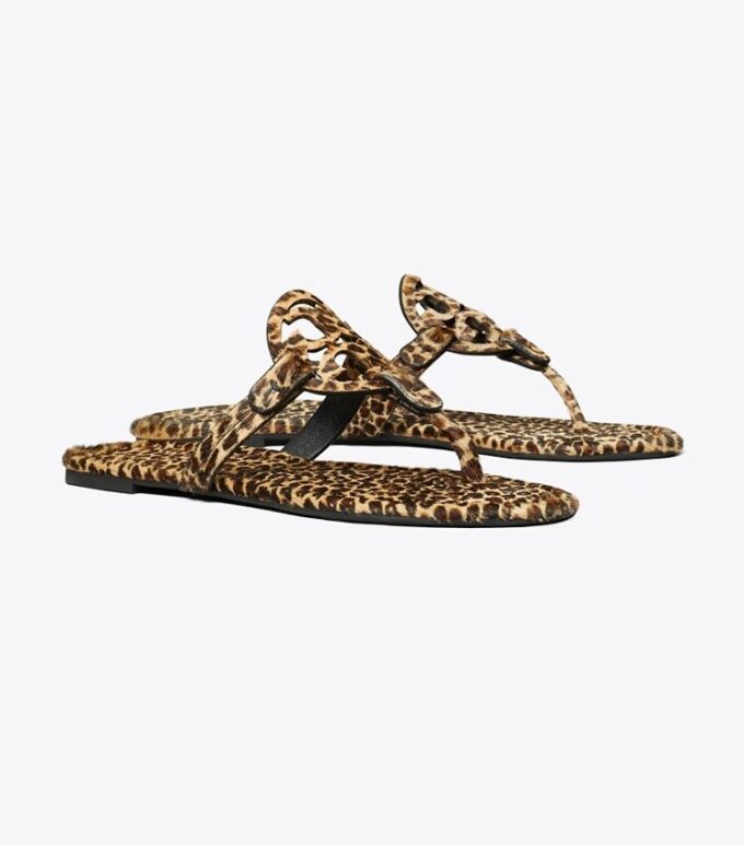 Miller sandal med tryckt kalvskinn Miller sandal med tryckt kalvskinn