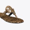 Miller sandal med tryckt kalvskinn Miller sandal med tryckt kalvskinn