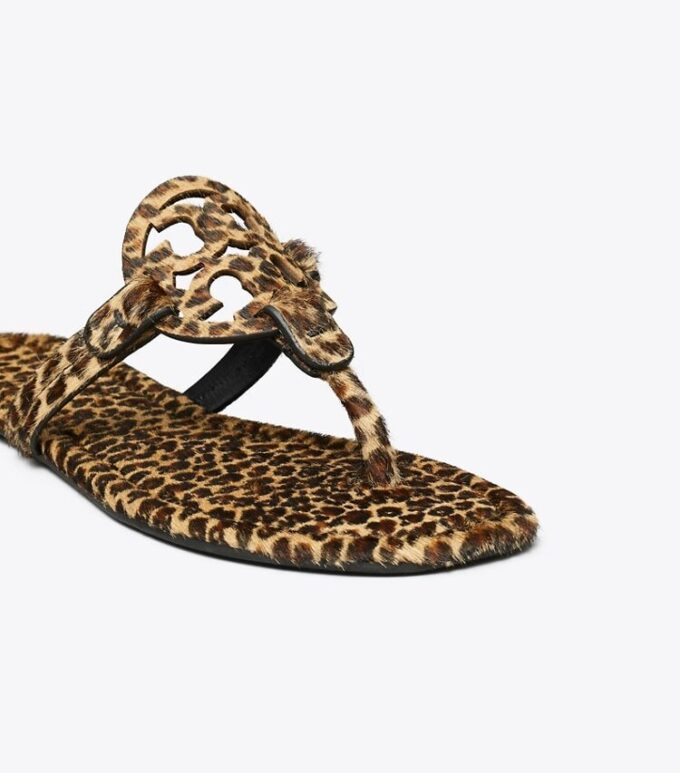 Miller sandal med tryckt kalvskinn Miller sandal med tryckt kalvskinn