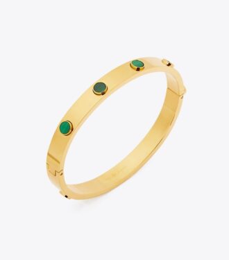Miller Stud Semi-Precious Hinge Armband