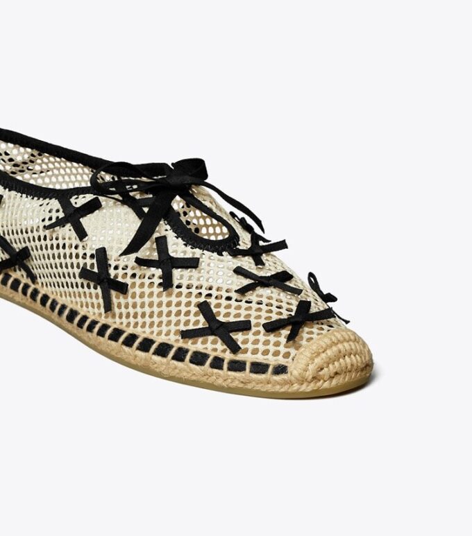 Mini Bow Mesh Espadrille