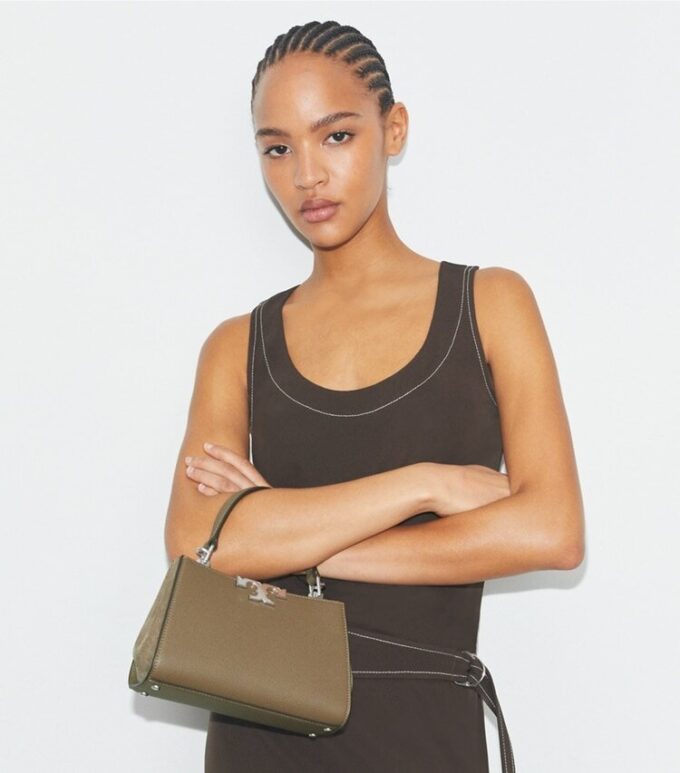Mini Eleanor Pebbled Satchel