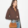Mini Eleanor Suede Satchel