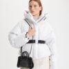 Mini Ella Patent Shearling Tote