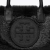 Mini Ella Patent Shearling Tote