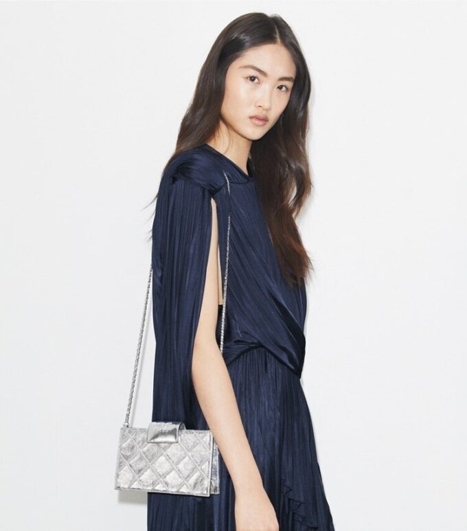 Mini Fleming Metallic Crossbody