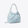 Mini Fleming mjuk denim hobo-väska Mini Fleming mjuk denim hobo-väska