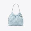 Mini Fleming mjuk denim hobo-väska Mini Fleming mjuk denim hobo-väska