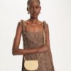 Mini Fleming Patent Square Quilt Crossbody