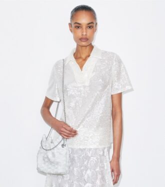 Mini Fleming Sequin Hobo Bag
