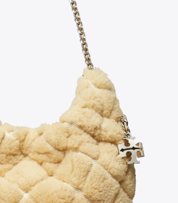 Mini Fleming Shearling Hobo Bag Mini Fleming Shearling Hobo Bag