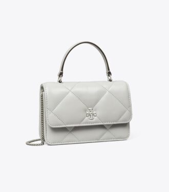 Mini Kira Diamond Quilt Charm Top-Handle Crossbody