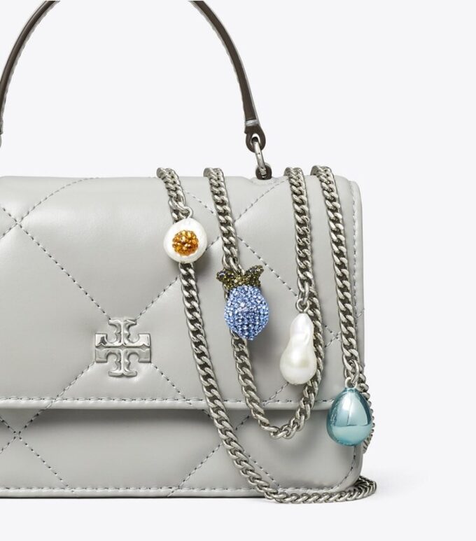 Mini Kira Diamond Quilt Charm Top-Handle Crossbody Mini Kira Diamond Quilt Charm Top-Handle Crossbody