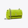 Mini Kira Diamond Quilt Suede Flap Bag