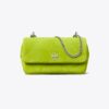Mini Kira Diamond Quilt Suede Flap Bag