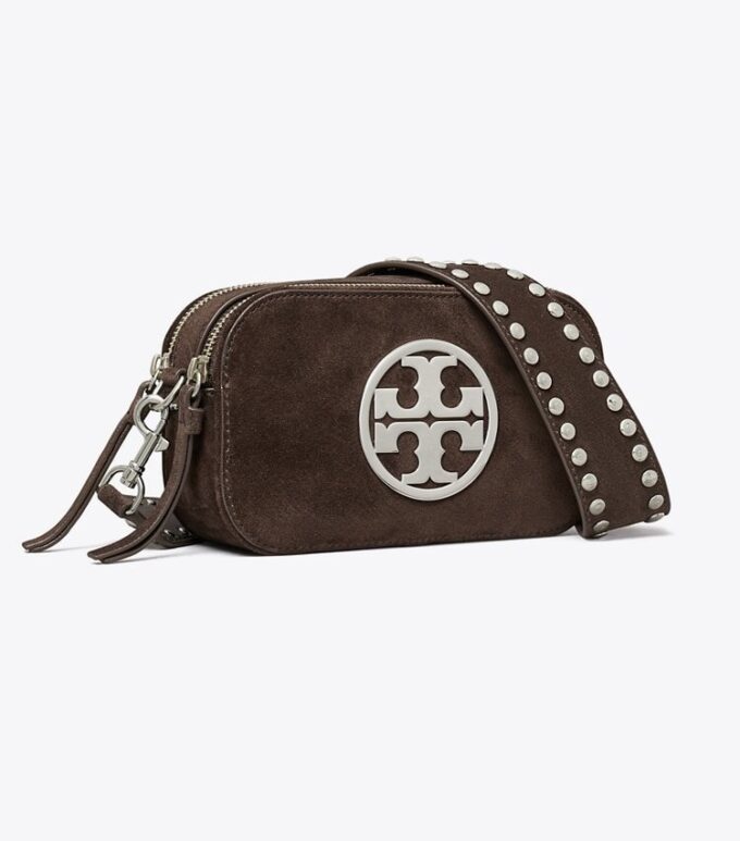Mini Miller Crossbody-väska i mocka Mini Miller Crossbody-väska i mocka