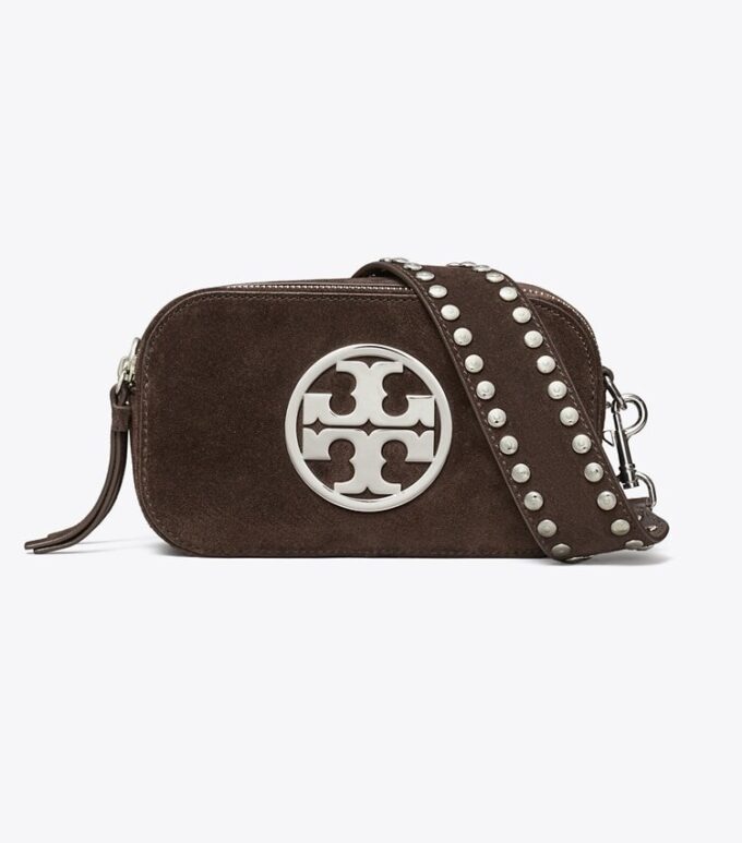 Mini Miller Crossbody-väska i mocka Mini Miller Crossbody-väska i mocka