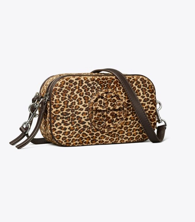 Mini Miller crossbody-väska med leopardmönster Mini Miller crossbody-väska med leopardmönster