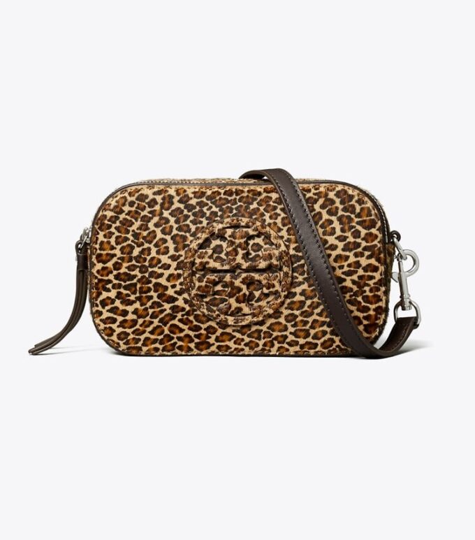 Mini Miller crossbody-väska med leopardmönster Mini Miller crossbody-väska med leopardmönster
