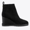 Mocka Logo Lug Sole Wedge Boot