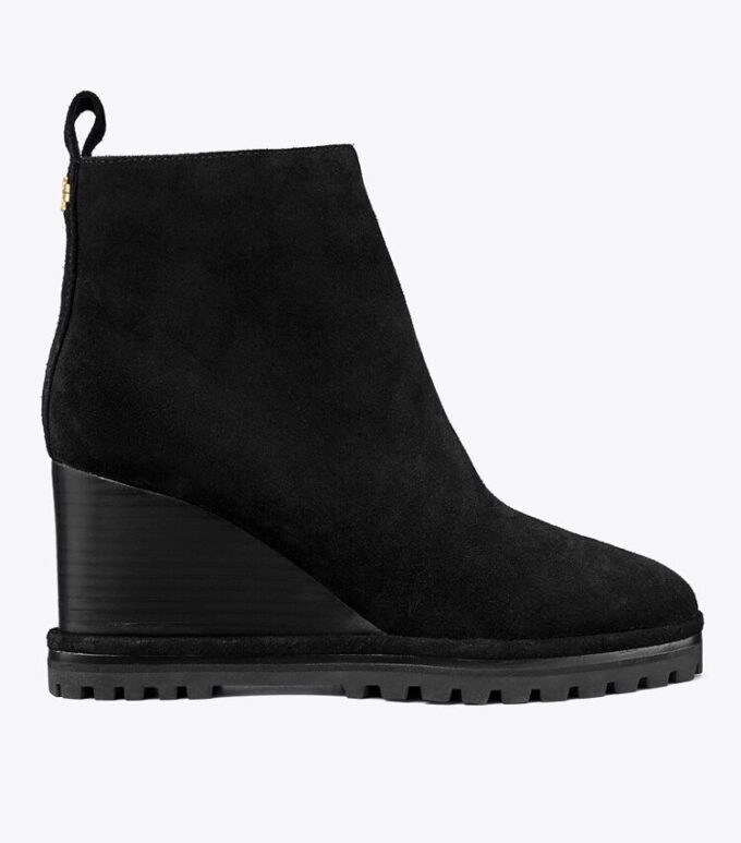 Mocka Logo Lug Sole Wedge Boot