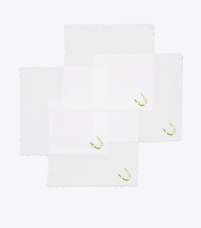 Monogramnäsduk, set om 4 Monogramnäsduk, set om 4