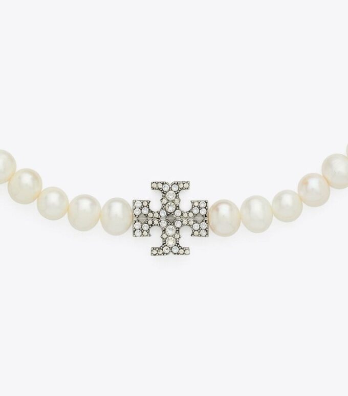 Moondance Pearl And Pavé Halsband