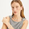 Moondance Pearl And Pavé Halsband