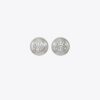 Moondance Pearl And Pavé Stud Earrings
