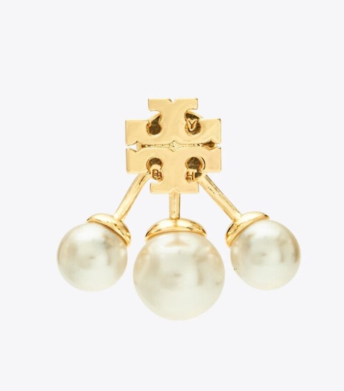 Moondance Pearl örhängen fram och bak Moondance Pearl örhängen fram och bak