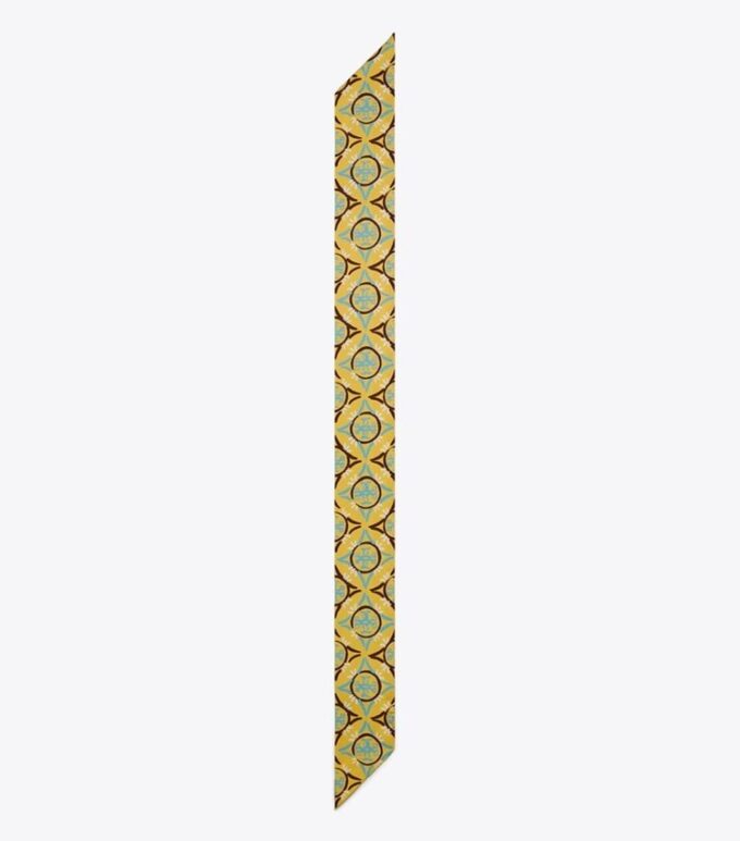 Mosaic Monogram dubbelsidig silkeslips