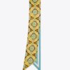 Mosaic Monogram dubbelsidig silkeslips