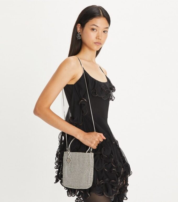 Night Owl Crystal-Embellished Mini Tote Night Owl Crystal-Embellished Mini Tote