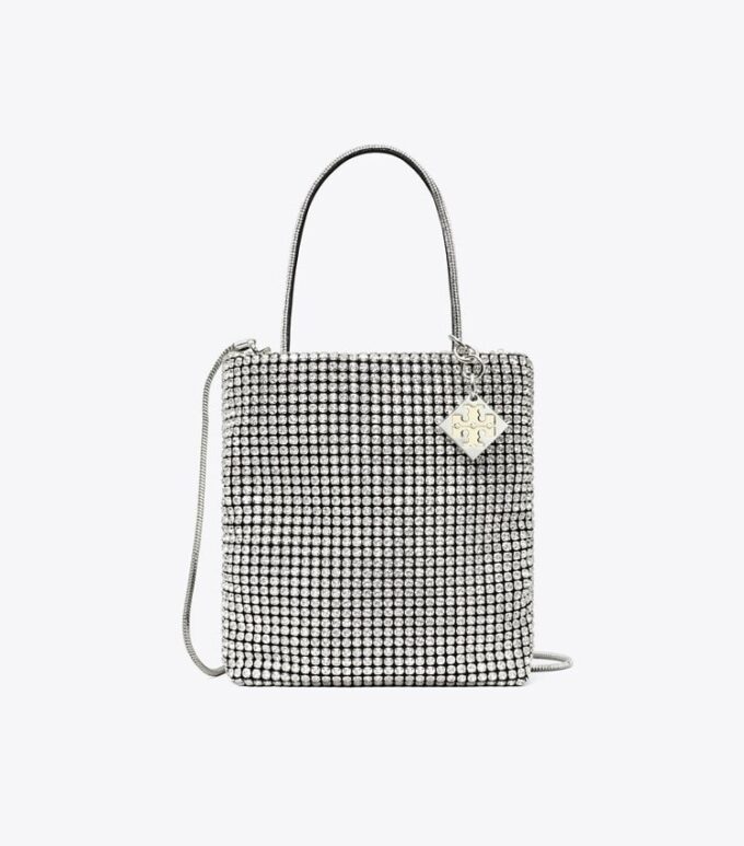 Night Owl Crystal-Embellished Mini Tote Night Owl Crystal-Embellished Mini Tote