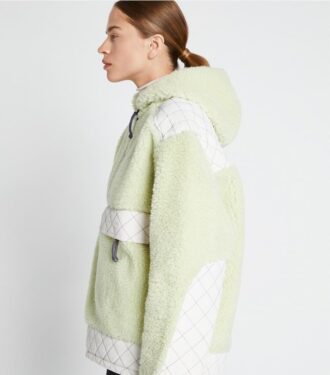Oversized fleecetröja med huva Oversized fleecetröja med huva