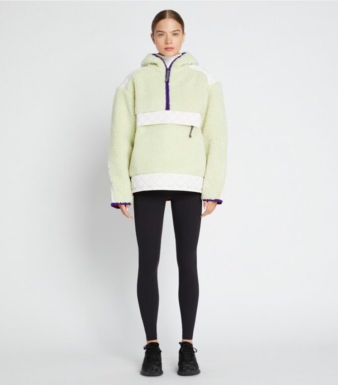 Oversized fleecetröja med huva Oversized fleecetröja med huva