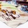 Palm Tree Postcard Oversized Silk Square Scarf Palm Tree Postcard Oversized Silk Square Scarf