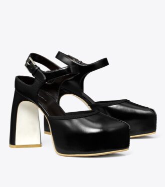 Peep-Toe-sandaler med plattform