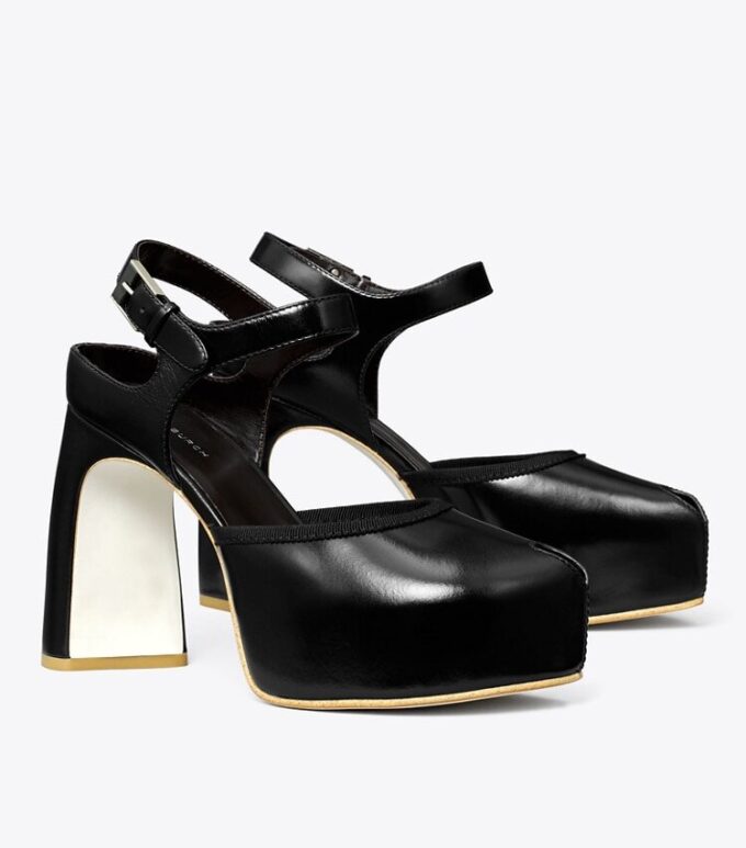 Peep-Toe-sandaler med plattform Peep-Toe-sandaler med plattform
