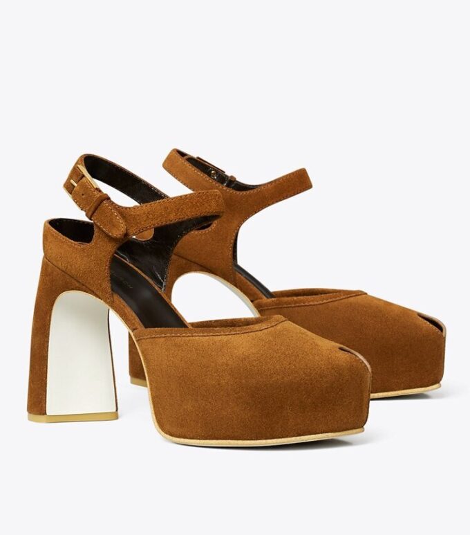 Peep-Toe-sandaler med plattform Peep-Toe-sandaler med plattform