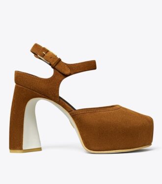Peep-Toe-sandaler med plattform
