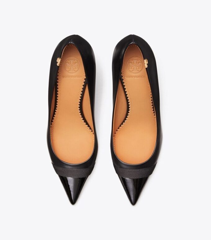 Penelope Grosgrain Cap-Toe Pump Penelope Grosgrain Cap-Toe Pump