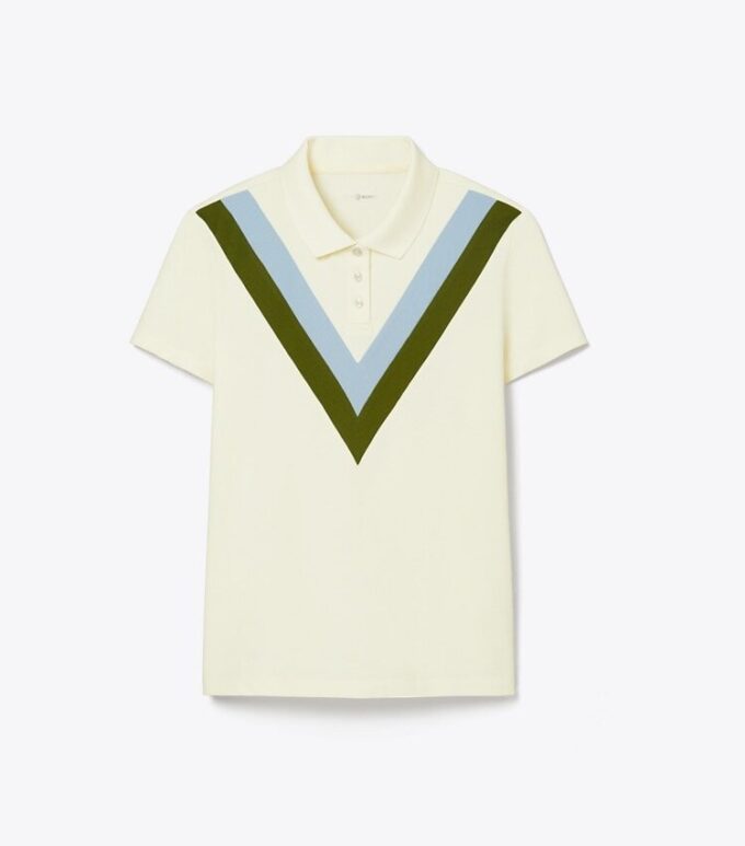 Performance Piqué Chevron Polo Performance Piqué Chevron Polo