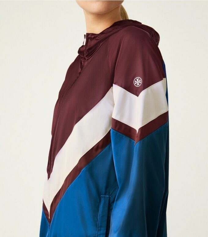 Performance Satin Chevron löparjacka Performance Satin Chevron löparjacka