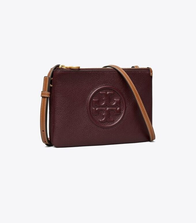 Perry Bombé Crossbody med dubbel dragkedja Perry Bombé Crossbody med dubbel dragkedja