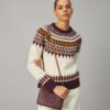 Perry Bombé Crossbody med dubbel dragkedja Perry Bombé Crossbody med dubbel dragkedja